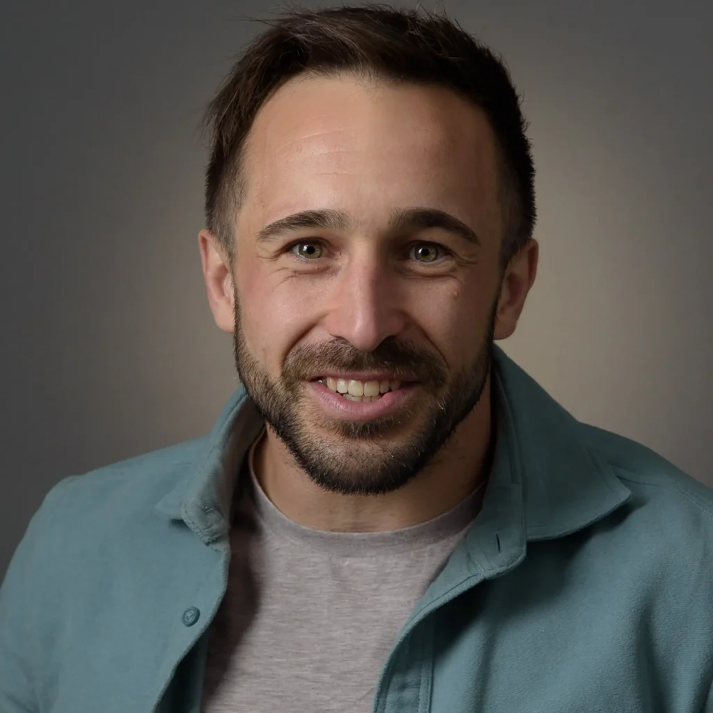 Joe and Rob-1453-4 Casual business headshot with relaxed expression and informal styling