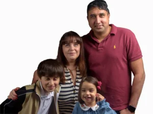 A family with 2 children