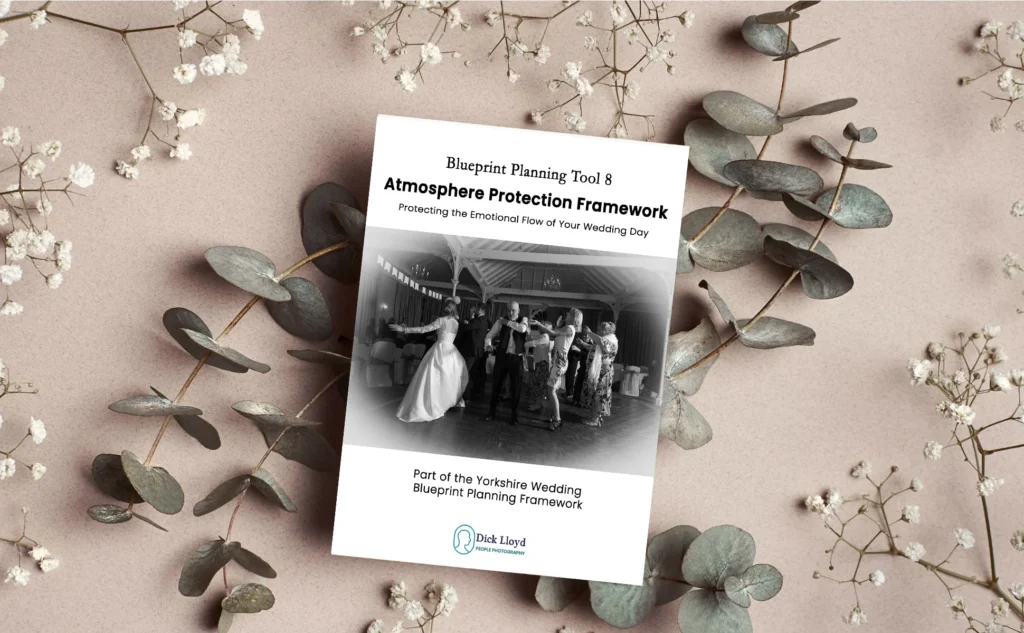 Mock-up of the Yorkshire Wedding Atmosphere Protection Framework by Dick Lloyd Photography